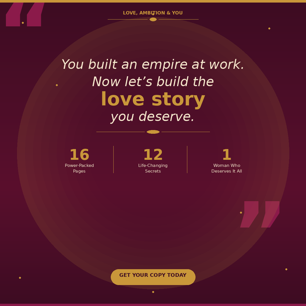 Love Ambition & You